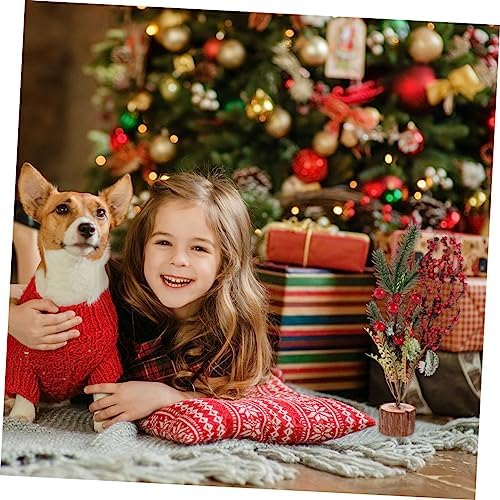 MAGICLULU 6pcs Decorative Pine Trees for Christmas Desktop Decoration Festive Table Centerpiece Beautiful Ornaments for Holiday Decor for Christmas Decorations - Image 4