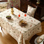 ISAENNE Designer Rectangular Elegant Classic Tablecloth,87"x55" - Image 3