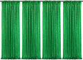 Christmas Photo Backdrop Green Sequin Backdrop Curtains,4 Panels 2FTx8FT by SoarDream