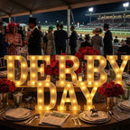 Aurelema Sukkot Large LED Letter Sign LED Lights, Derby Day, 8.27 Inches by Aurelema