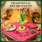 SiliFine 2 Pcs Diwali Table Decorations Peacock Indian Decor Resin Festival of Lights Happy Diwali Holiday Party Decoration for Home Dipawali Pooja Fireplace Decor Wedding Favors Housewarming Gifts - Image 5