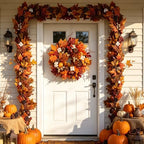 JORNOY 6FT Fall Garland for Mantle - Image 3