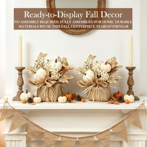 Timer - 2 Pack Fall Tabletop Maple Tree with 20LEDs - Image 4