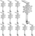 Lounsweer 12 Pcs Snowflake Christmas Stocking Holders by Lounsweer
