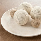 Vanselia Decorative Table Tray Ceramic Round Trays Home Decor (12" Rustic) by VanseliaHome