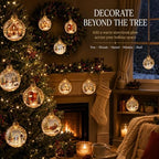 Glowing Christmas Story Ornaments, 9-Piece Light Up Mini Scene Set (Set B) - Image 6