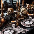 Pickmesh 250 Pcs Death to My 20s Party Decoration 30th Birthday Paper Plates Cups and Napkins Rip to My Twenties Birthday Party Tableware Set for Women Funeral Youth, 50 Guests - Image 5