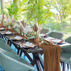 12 Pack Brown 10Ft Cheesecloth Table Runner - Image 6