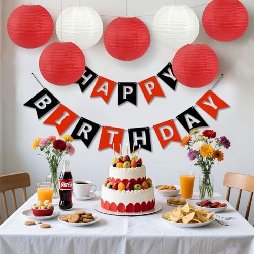10Pcs 16 Inch Large Red Paper Lanterns, Jumbo Hanging Party Decorations - Image 7
