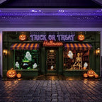 WovWeave 7 x 16 Ft Halloween Garage Door Cover Banner, Trick or Treat - Image 5
