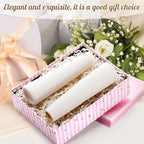 18 Pieces White Ceramic Vases for Flowers, 7.09" Tall, Modern - Image 6