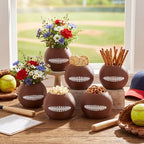 LemonRoad 6 Pcs Flower Pot, Football, 3.93 x 3.93 x 3.15 Inches, 6 - Image 2