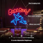 Zhengmy Bada Neon Sign Bing LED Neon Light for Wall Decor - Image 4