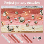 Remagr 12 Pcs Gradient Pink Cheesecloth Gauze Table Runners - Image 4
