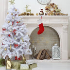 7 Inch Tall LED Snowman Stocking Holder - Image 5