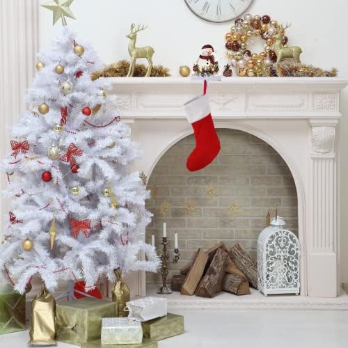 7 Inch Tall LED Snowman Stocking Holder - Image 5