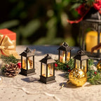 24 Pack Black Mini Lanterns Decorative Indoor, for Centerpiece - Image 4