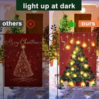 Lighted Christmas Garden Flag for Outside, Xmas Tree, 28x40 In - Image 4