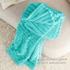 Bedsure Soft Twin XL Blanket for Bed Dorm Blue Fog 66"x90" - Image 5
