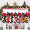BHD BEAUTY 2026 New Christmas Stocking Red and Green Customized for Family Decorations Hanging Ornament 7 Pack by bhdbeauty