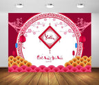 BELECO 15x8ft Fabric Happy Vietnamese New Year Backdrop 2026 TET Decorations Cherry Blossoms Lanterns Lunar New Year Party Decorations Holiday Photoshoot Studio Props by BELECO