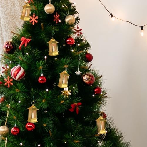 24 Pack Gold Mini Lanterns Decorative Indoor, for Wedding Decor - Image 5