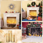 Shihanee 36 Pillar Candles,2.6'' X 4.7'', 5.9'', 7.9'',Amble,Ivory - Image 7