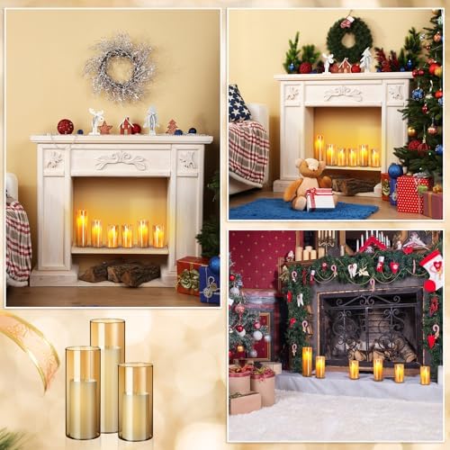 Shihanee 36 Pillar Candles,2.6'' X 4.7'', 5.9'', 7.9'',Amble,Ivory - Image 7