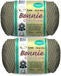 Pepperell Bonnie Braid Macrame Cord | 6mm x 100yd | Thatch (Value 2-Pack) | Twisted Polypropylene Cord for DIY Crafts, Plant Hangers, Wall Hangings, Crochet & Macrame | Long-Lasting, Vibrant Color by PepperellCrafts