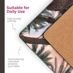 Pimpernel Palms Placemats, Set of 4 (15.7" x 11.7") – Cork-Backed Rectangles Featuring Botanical Artwork, Heat & Stain Resistant Lacquered Surface, Dining Mats & Decorative Protectors for Kitchen - Image 5