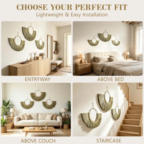 Qian Qian You Seagrass Wall Basket Set - Image 7