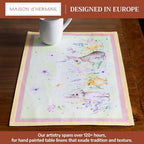 Maison d' Hermine Placemats Set of 4 Reusable 100% Cotton (13"x19") - Image 2