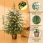 BLEUM CADE 2FT Small Norfolk Pine Tree with Lights, Tabletop Christmas Tree - Image 3