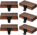 Zhengmy 12 Pcs Dark Wood Christmas Stocking Hangers for Mantel by Zhengmy