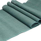 BambooMN Steel Blue 15" x 88" Vintage Burlap Table Runner for Rustic Wedding Bridal Shower Bachelorette Graduation Party Table Decor Decorations, 30 Pieces - Image 2