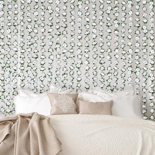 BLEUM CADE 12Pcs 16.4Ft Fake Flower Garland Artificial Rose Vines - Image 6