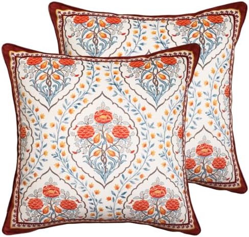 patdrea Designer Velvet Throw Pillow Cover,Set of 2,22"x22"-Moritz B by patdrea