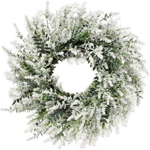26'' Large Lavender & Eucalyptus Wreath for Front Door by Wreath