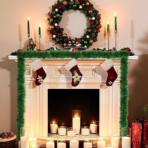 4 Pack Christmas Garland Green 262 ft Artificial Pine - Image 6