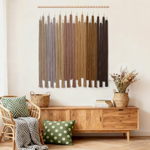 Macrame Wall Hanging Large Boho Home Decor Aesthetic Modern Chic Wall Art - Image 7