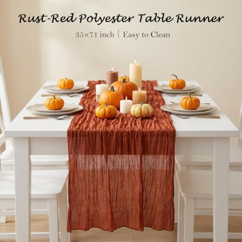12 Inch Fall Wreaths for Front Door Set of 2, Artificial Pumpkin Dahlia Autumn Wreath with Table Runner & Bunting Banner, Farmhouse Thanksgiving Harvest Decor - Image 4