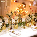 Small Gold Bud Vases, Set of 12 - Image 5