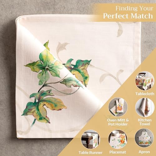 Maison d' Hermine Cloth Napkins Set of 4 Reusable 100% Cotton (20" x 20") - Image 5