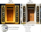 3 IN 1 LED Eid Mubarak Ramadan Banner Decorations, Light Up Mosque Lattern Islamic Mubarak Ramadan Party Favor Supplies Decorations for Outdoor Indoor (Multicolor) - Image 4