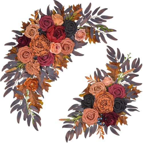 Fall Arch Flowers, Dia De Los Muertos Decorations by Finphoon