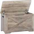 Timberer 31.5" Storage Chest, Wooden Storage Bench, Entryway Shoes Bench by Timberer