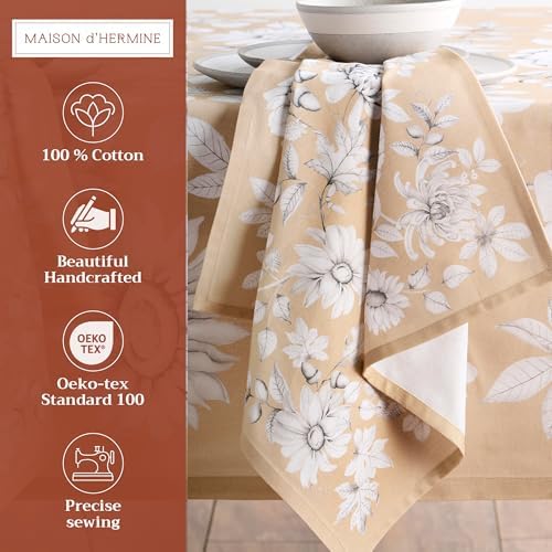 Maison d' Hermine Cloth Napkins Set of 4 Reusable 100% Cotton (20" x 20") - Image 2