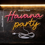 Zhengmy Havana Party Neon Sign for Wall Decor Tropical Night LED Neon Light - Image 2