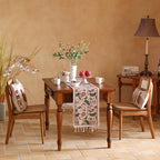 ISAENNE Designer Vintage Linen Table Runner,71"x12"-Ratina - Image 4