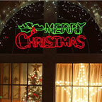 LAMPHOME Large 48"x18" 504 LED Merry Christmas Neon Motif Super-Bright Green and Red LEDs Outdoor Christmas Decoration with UL Standard Adaptor Waterproof for Outdoor Home Party Wall Hanging Holiday - Image 5